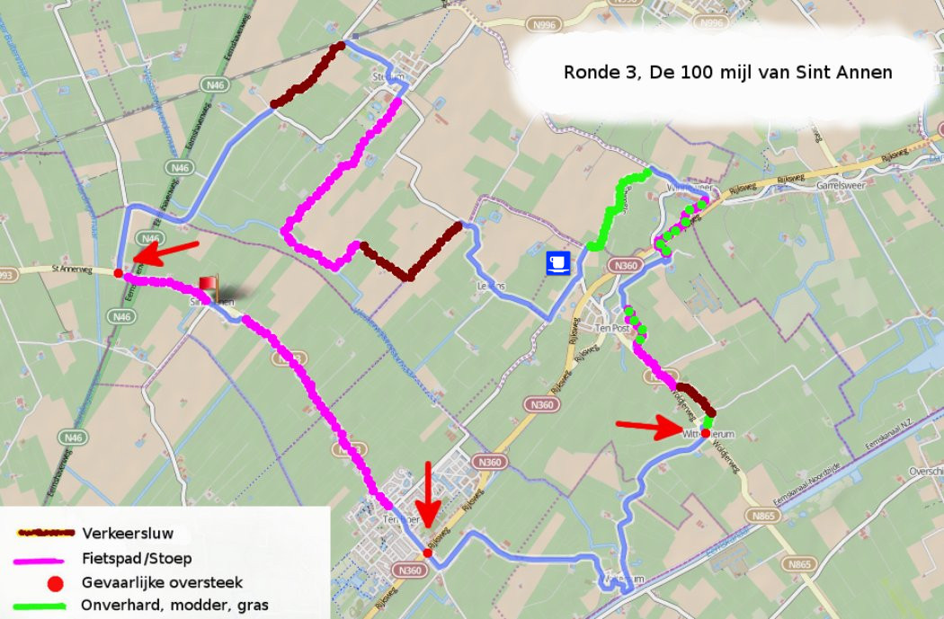 Ronde 3 De 100 mijl van Sint Annen 2016