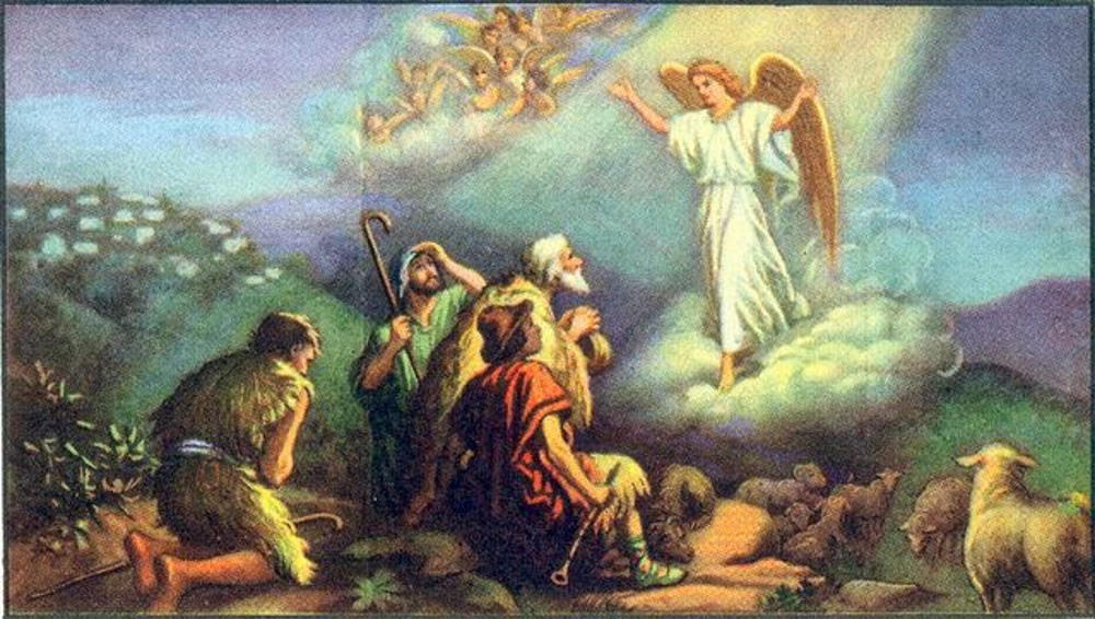 Nadat Gabriel was vertrokken riep een van de herders 'Kom we gaan naar Bethlehem!'